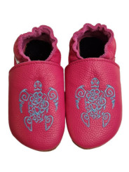 Chaussons cuir à personnaliser