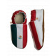 flag of Mexico on slippers