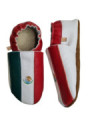 flag of Mexico on slippers