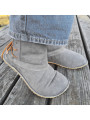 Sheepskin boots slippers light gray