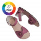 Sandales Boho cuir personnaliser ma couleur