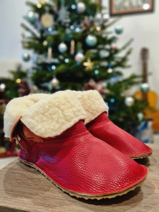 bottes bottines cuir laine barefoot minimalistes homme femme hiver 