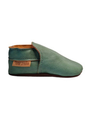 chaussons vegan vert pastel