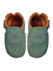 chaussons vegan vert pastel