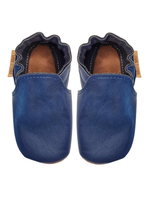 chaussons vegan bleu