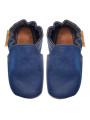 chaussons vegan bleu