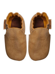 chaussons vegan marron