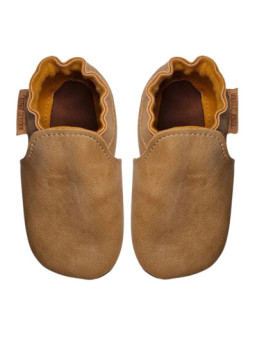 vegan slippers brown