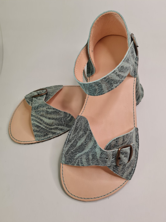 sandales barefoot cuir été élégantes confortables
