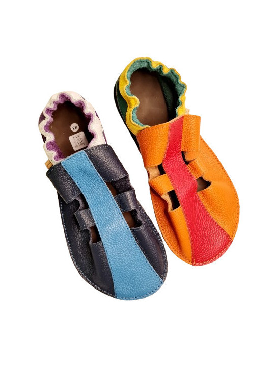 Summer leather shoes - Combine your colors