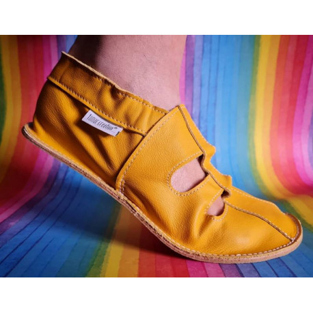 Summer leather shoes - girasole