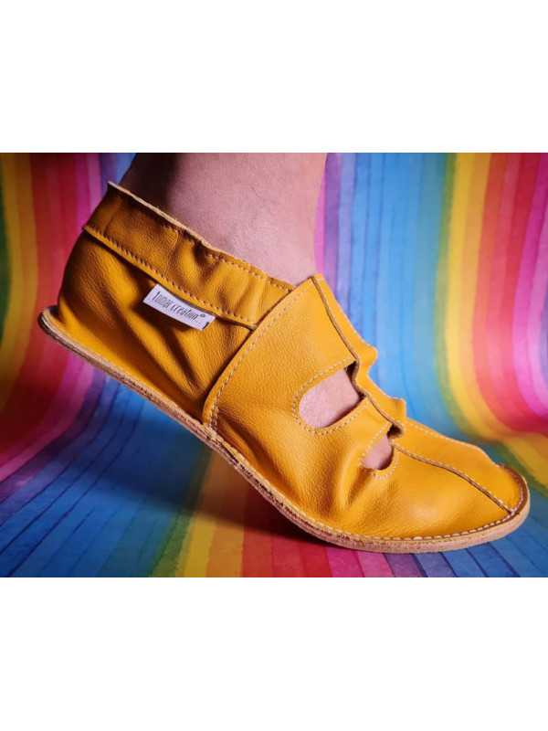 Summer leather shoes - girasole