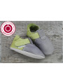 Organic Zippy slippers - pisello/karibik