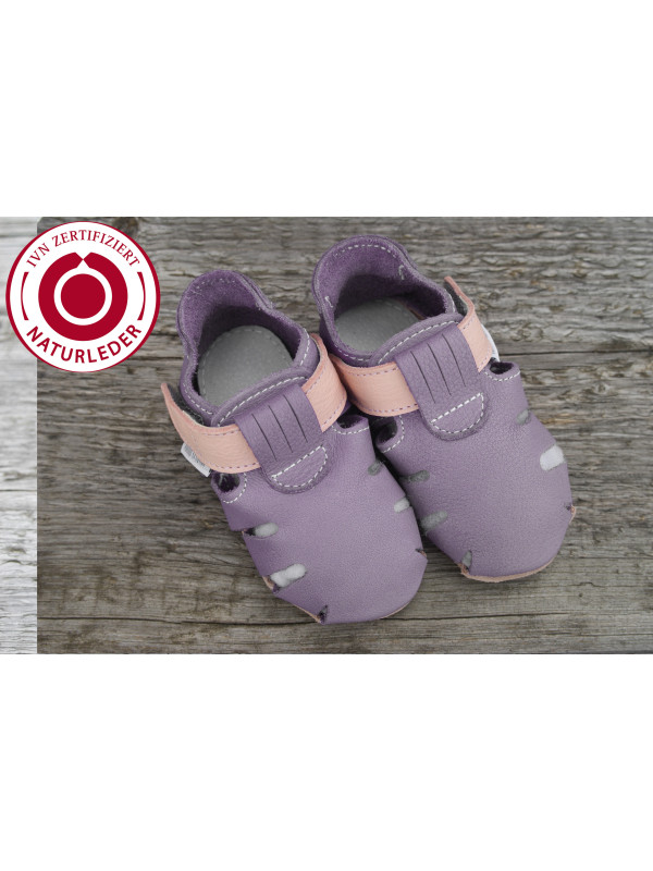 Zippy été cuir bio purple