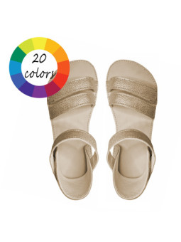 sandále barefoot koža leto elegantné pohodlné 