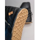 Bottines minimalistes en cuir noir