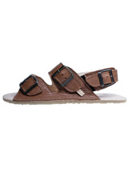 Sandales triple boucles brown