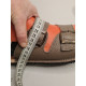 Triple buckle sandals brown
