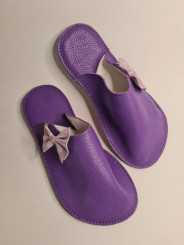 taille 39 pantoufles en cuir bab´s illusion