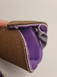 taille 39 pantoufles en cuir bab´s illusion