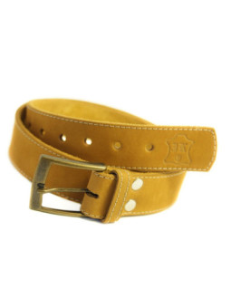 Ceinture cuir marron clair