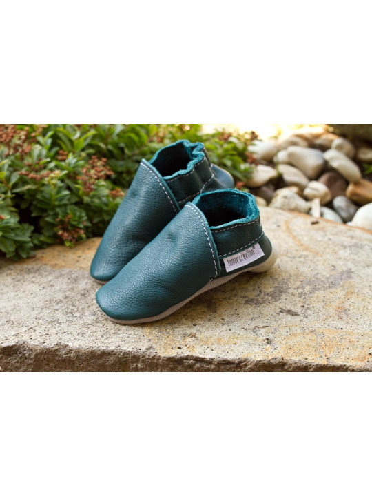 Organic leather slippers - karibik