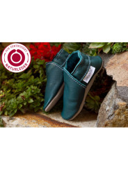 Organic leather slippers - karibik