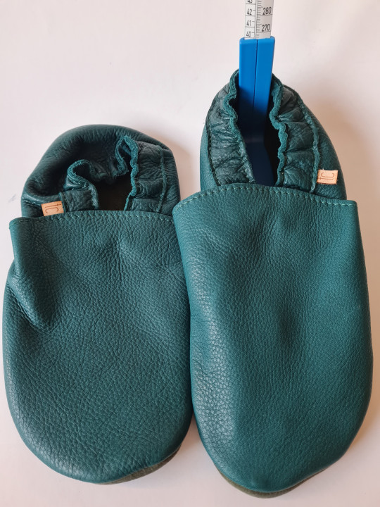 Organic leather slippers - karibik