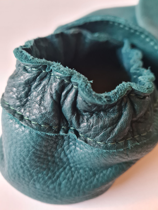 Organic leather slippers - karibik