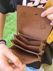 Porte Shurikens en Cuir