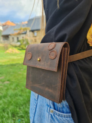 Porte Shurikens en Cuir