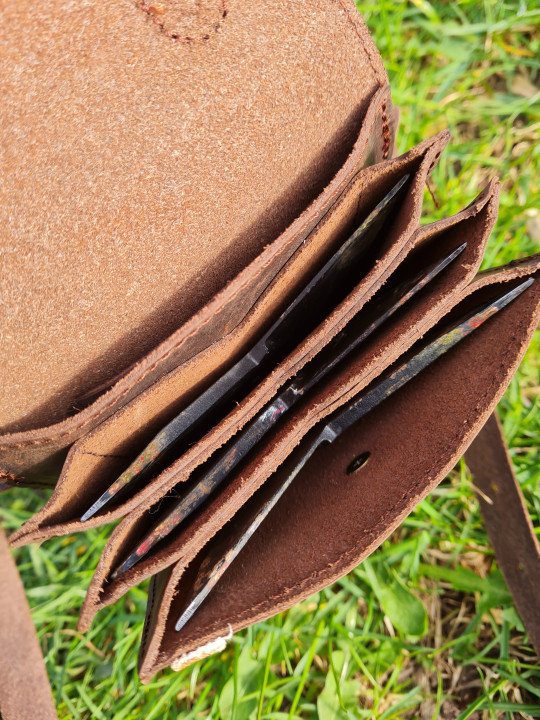 Leather Shuriken Holder