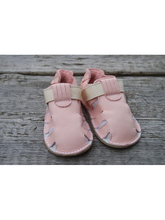 Zippy Organic two-tone pink and beige