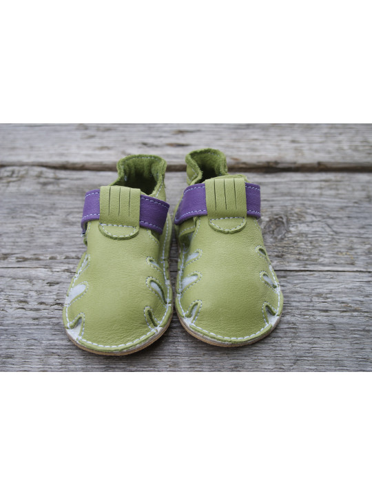 Zippy Organic two-tone green and purple
