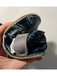 Zippy Organic two-tone blue and gray