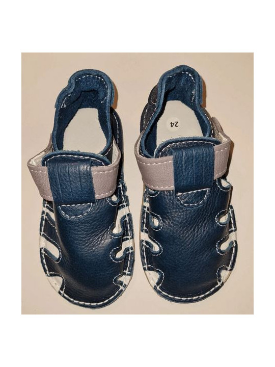 Zippy Organic two-tone blue and gray