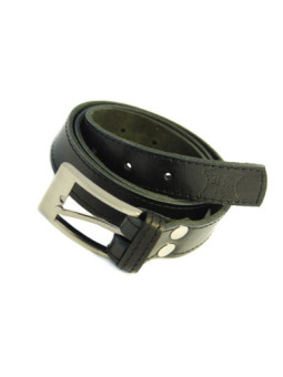 Ceinture sur mesure, cuir noir