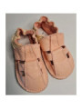 Organic leather shoes pink summer