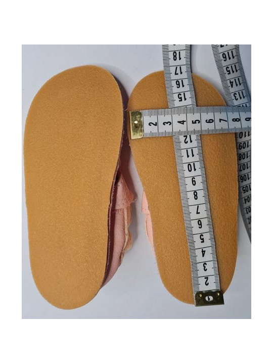 Organic leather shoes pink summer