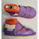 size 24 Organic leather shoes mauve summer