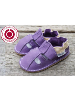 size 24 Organic leather shoes mauve summer