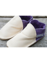 P´tite gomme bio violette et beige