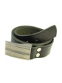 Ceinture sur mesure, cuir noir 