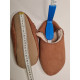 Babouche brown woolen slippers