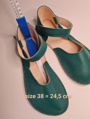 ballerina barefoot sandals extra flexible avocado