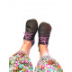 lace up slippers black leather