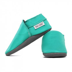 Soft leather slippers - caraibe