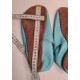 chaussons cuir - caraibe
