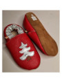 Chaussons de Noel sapin argenté