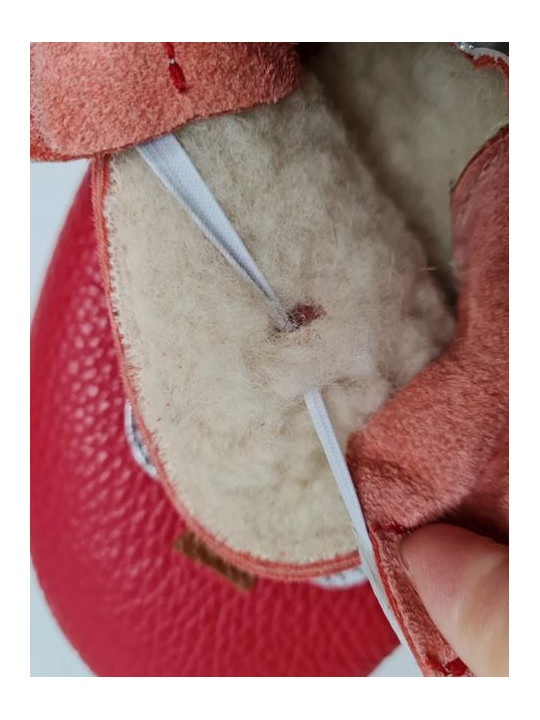 Chaussons de Noel sapin argenté